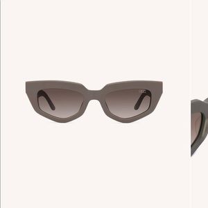 BRAND NEW Dezi sunglasses in matte stone/ terra cotta faded. Cat eye sunglasses